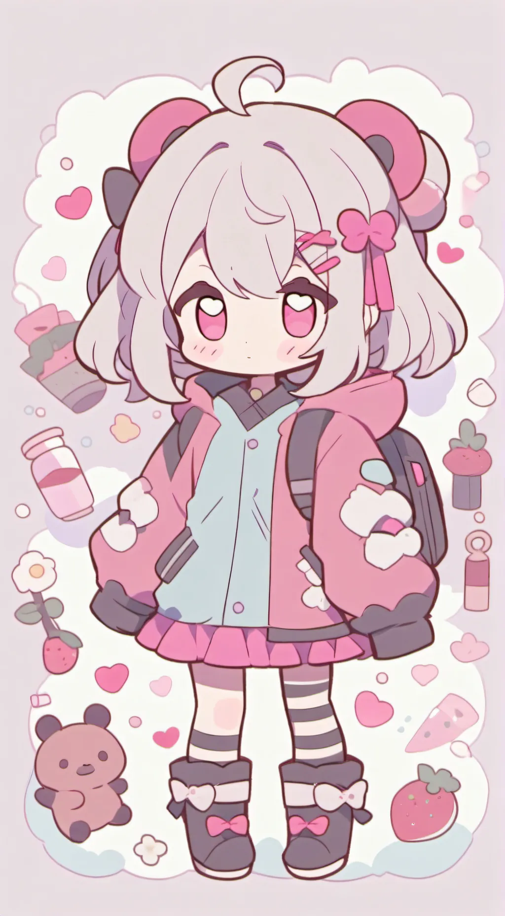 ai character: Аня background