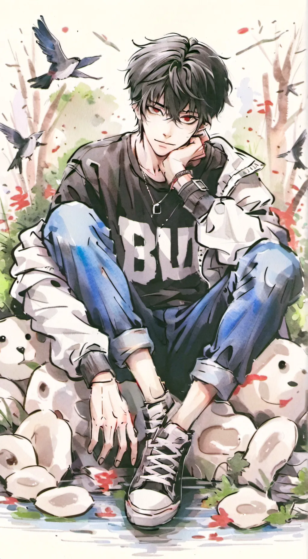 ai character: Lee |BL| background