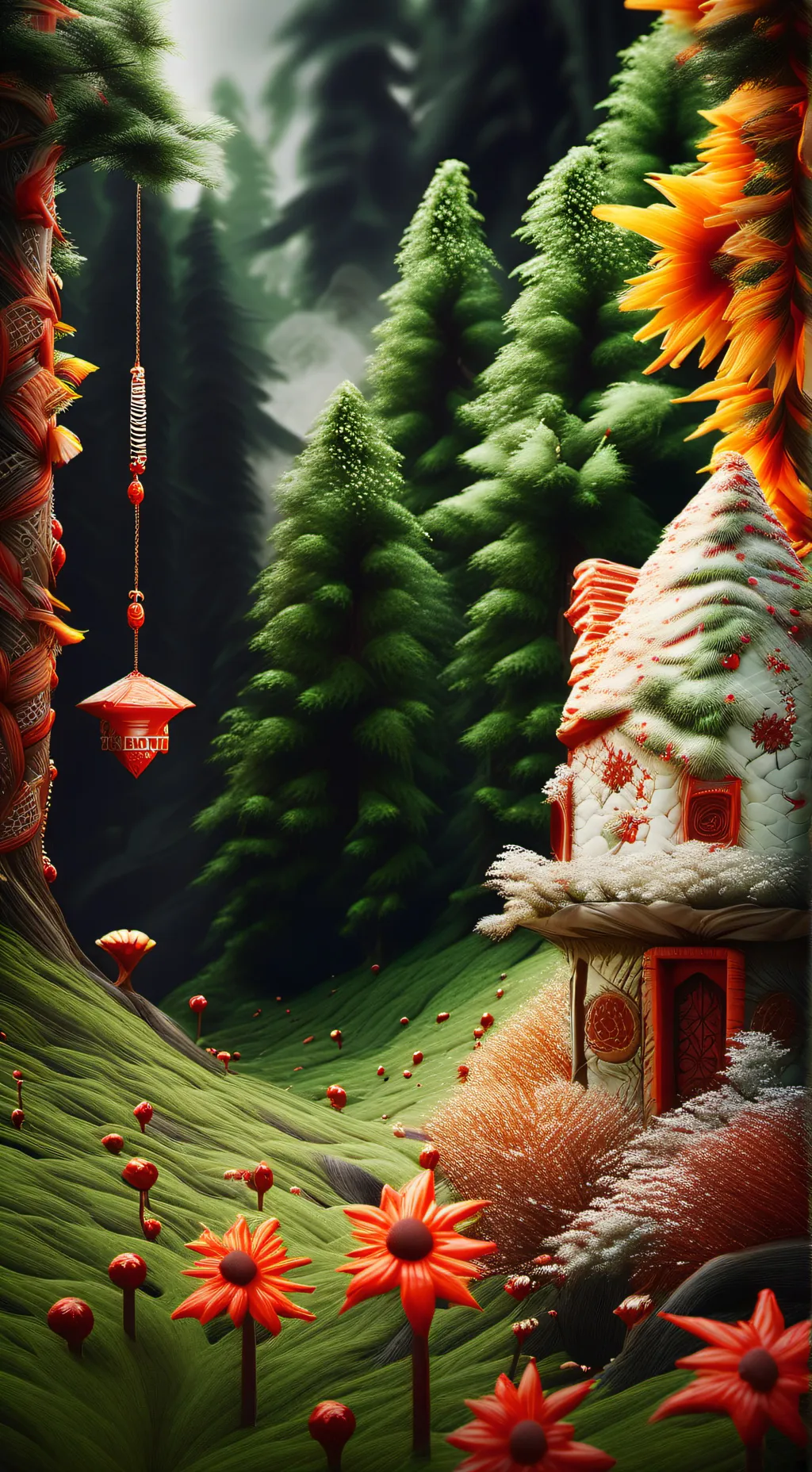 ai character: trees (idk) background