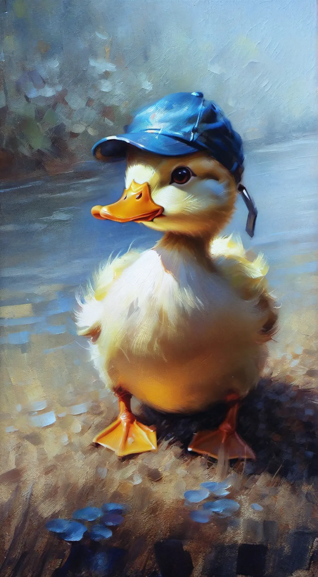 ai character: Patito juan background