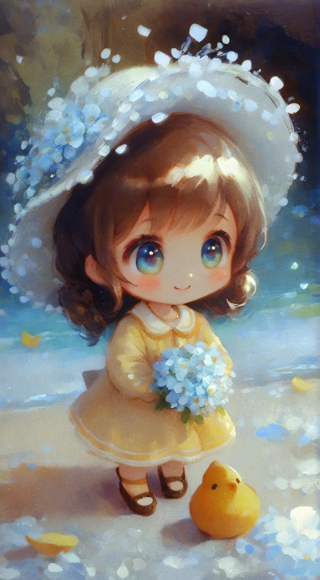 ai character: cutie background