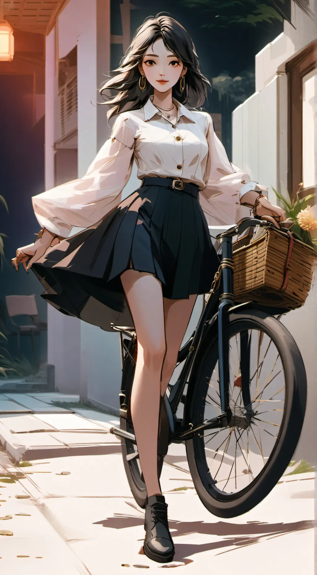 ai character: Giovanna  background