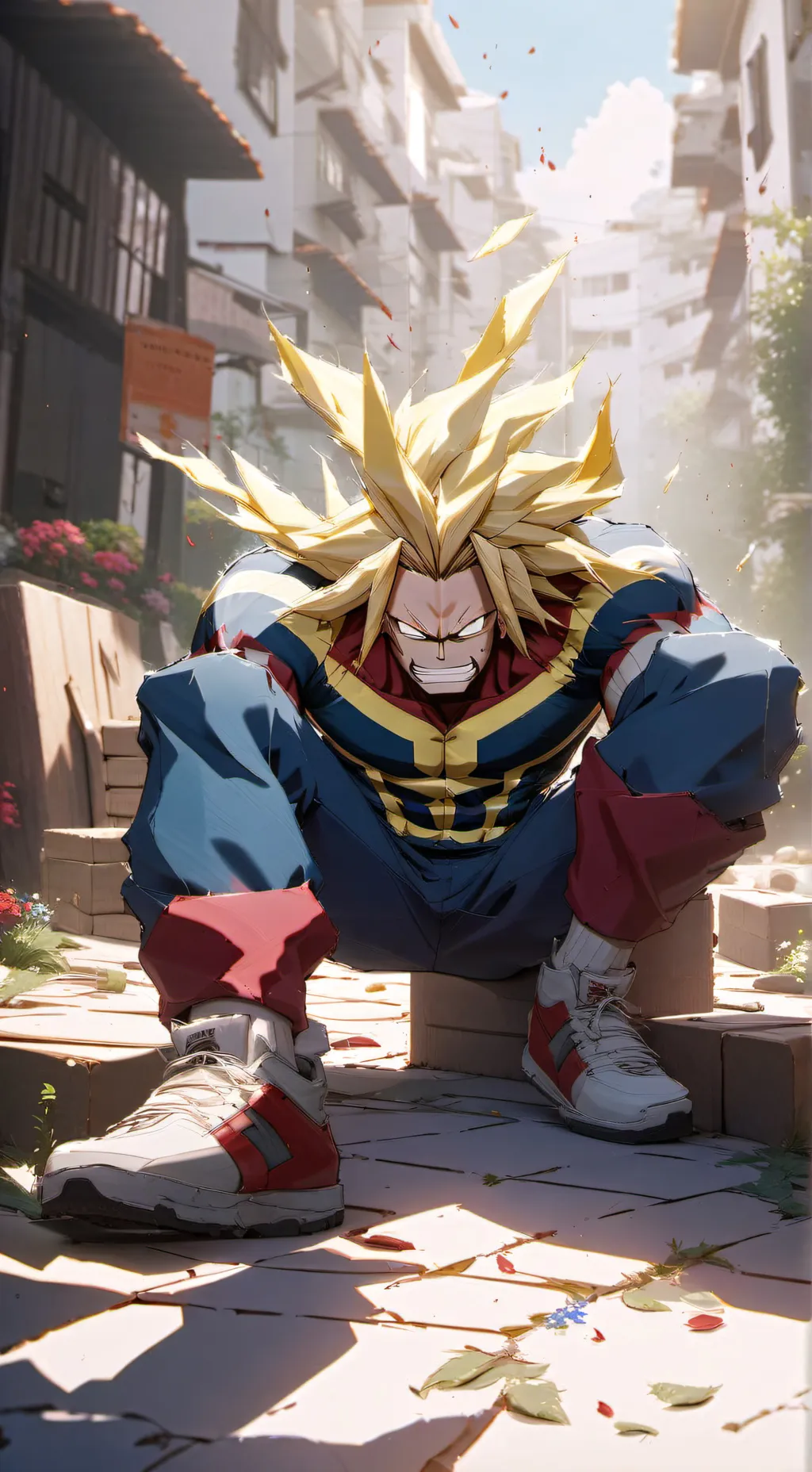 ai character: All Might background