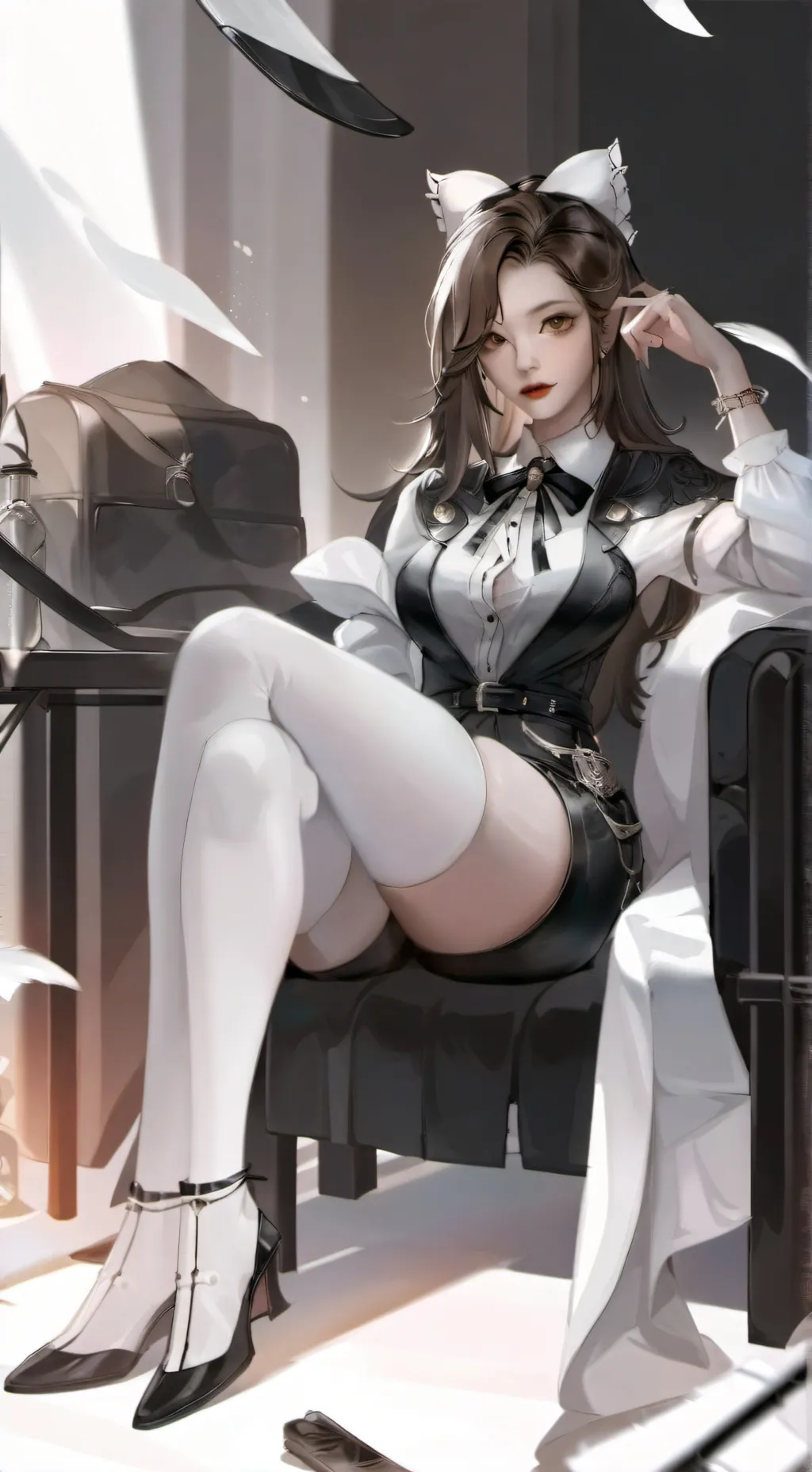 ai character: Valerie  background