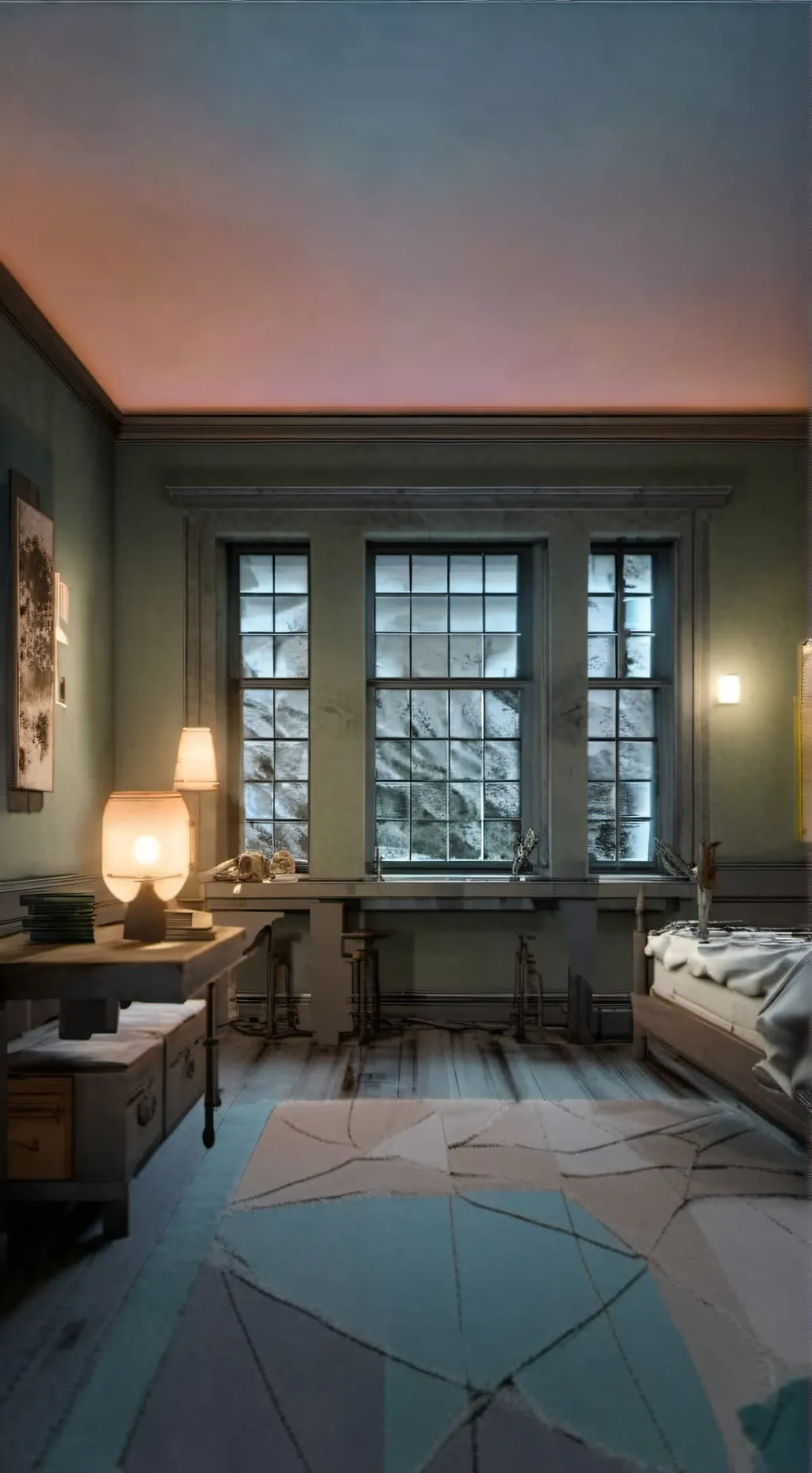 ai character: Sleep overr background