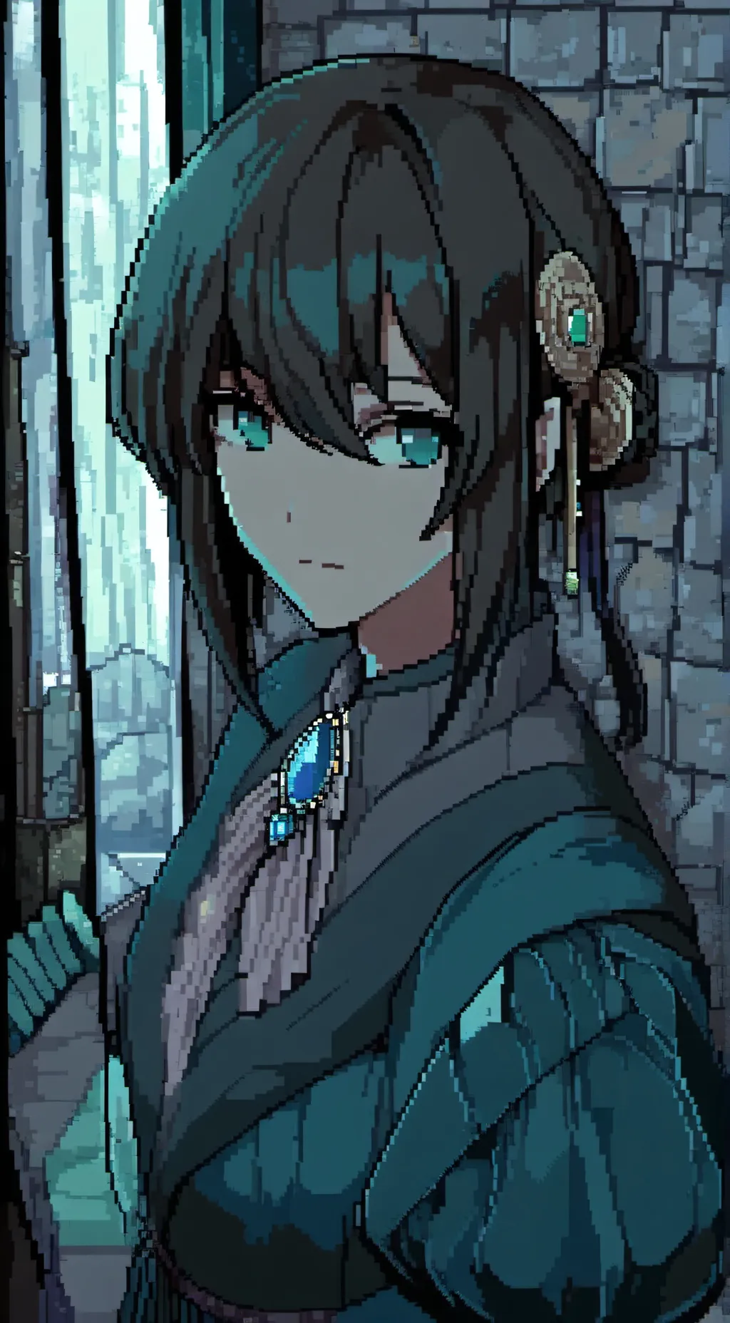 ai character: hunter love joy background