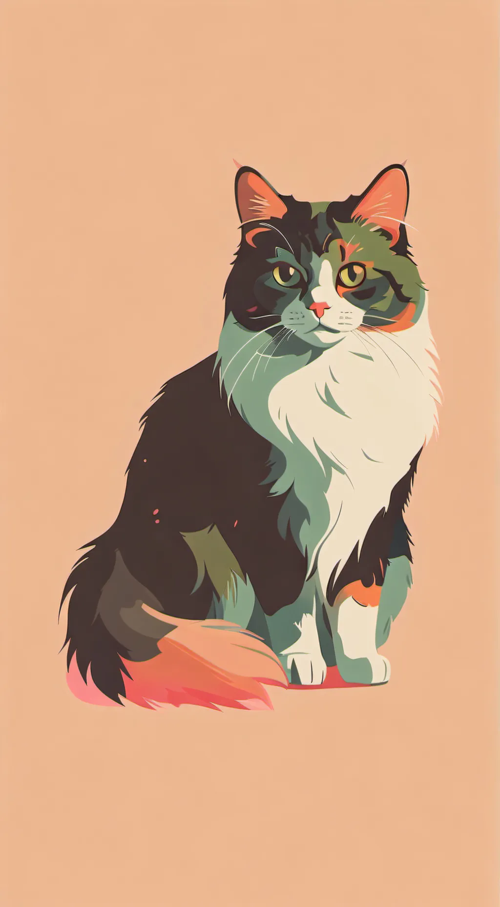 ai character: Luella☆🧋 background