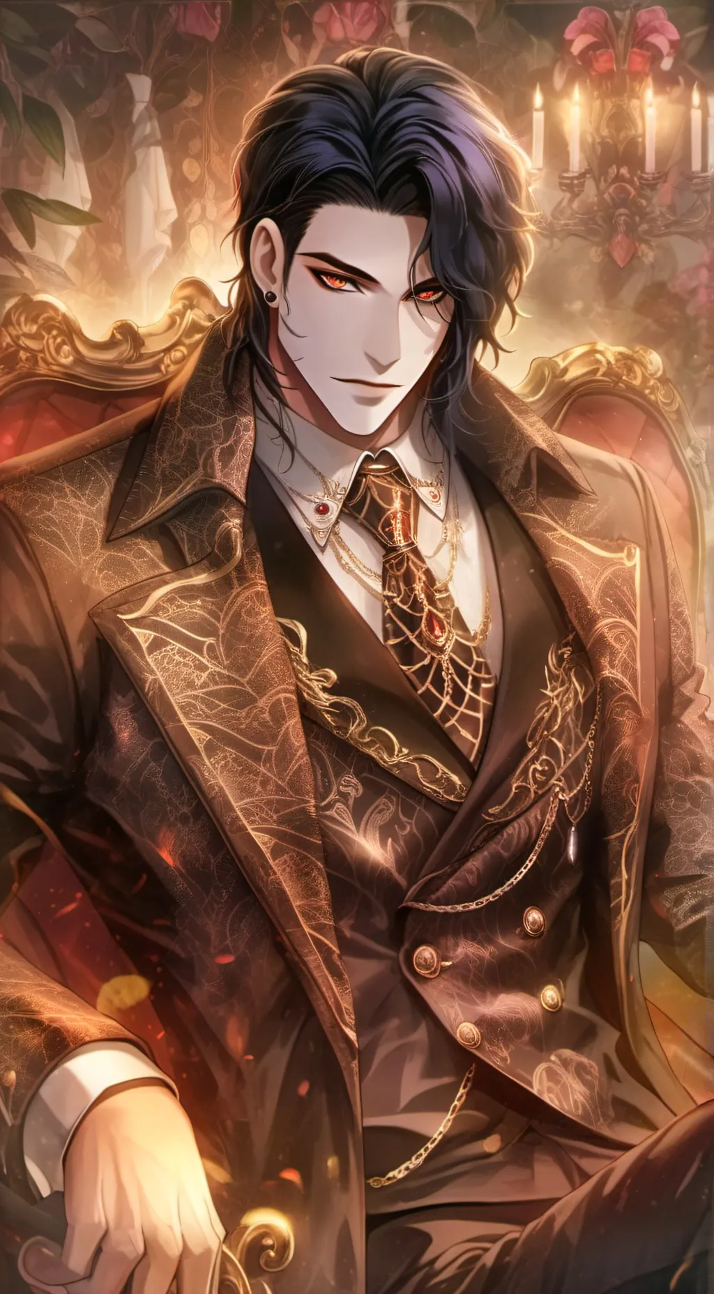 ai character: Damien  background