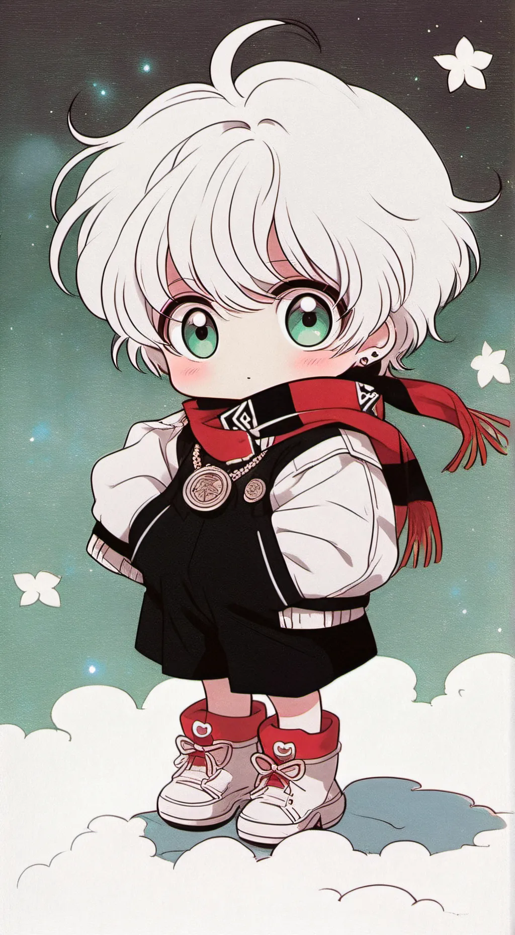 ai character: tu eres un bebé background