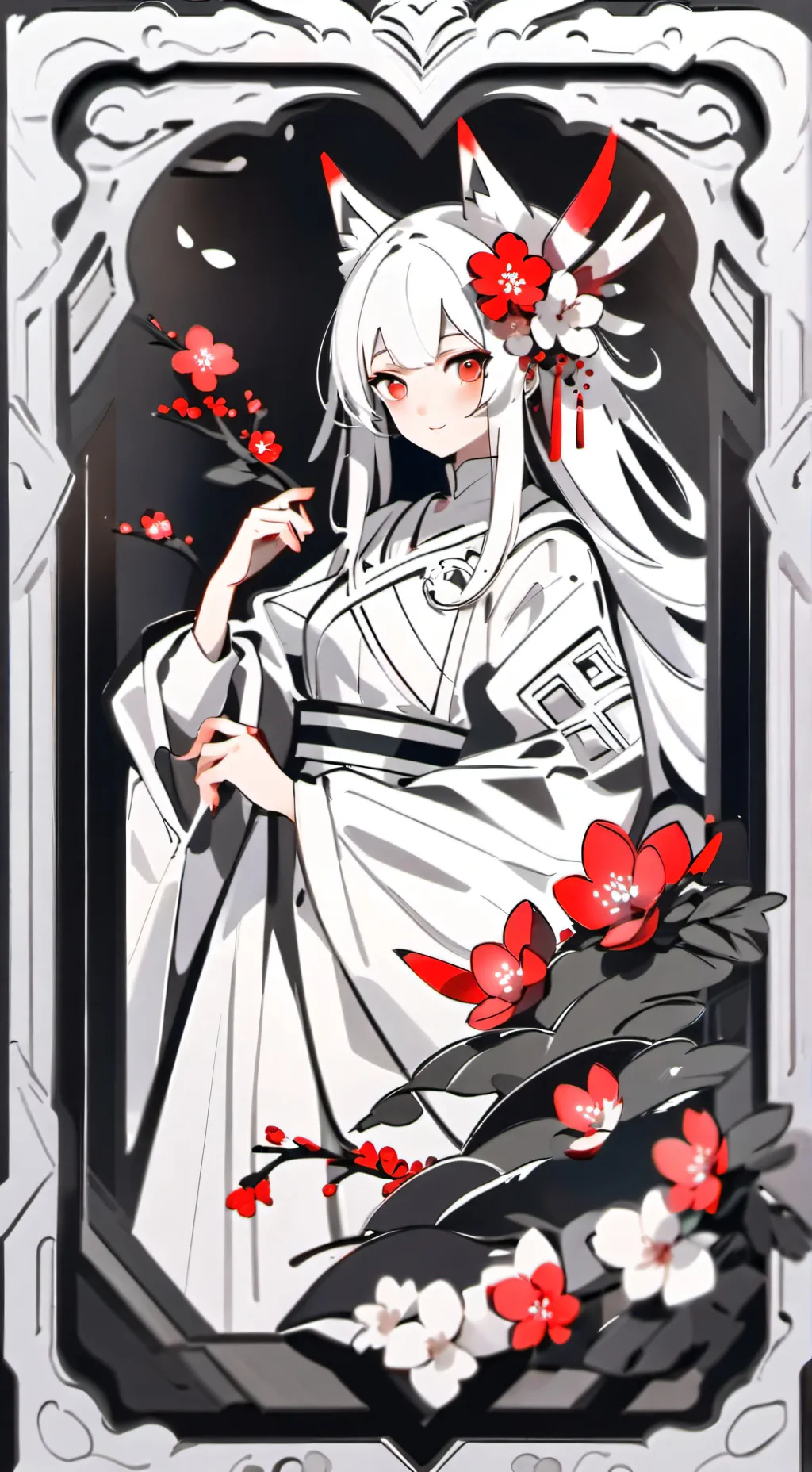 ai character: Uwu cat background