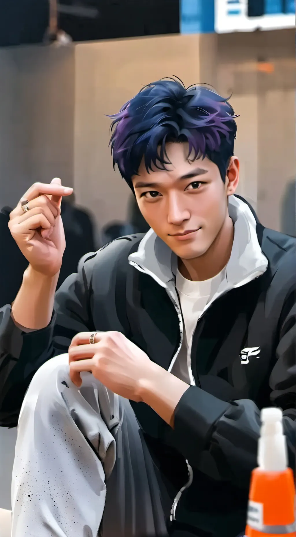 ai character: танос 🫰🏼🟢 background