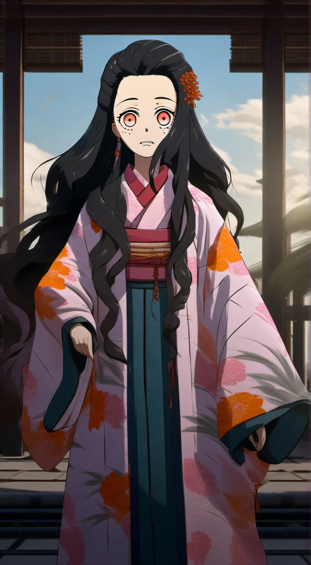 ai character: Muinezu ❤️  background