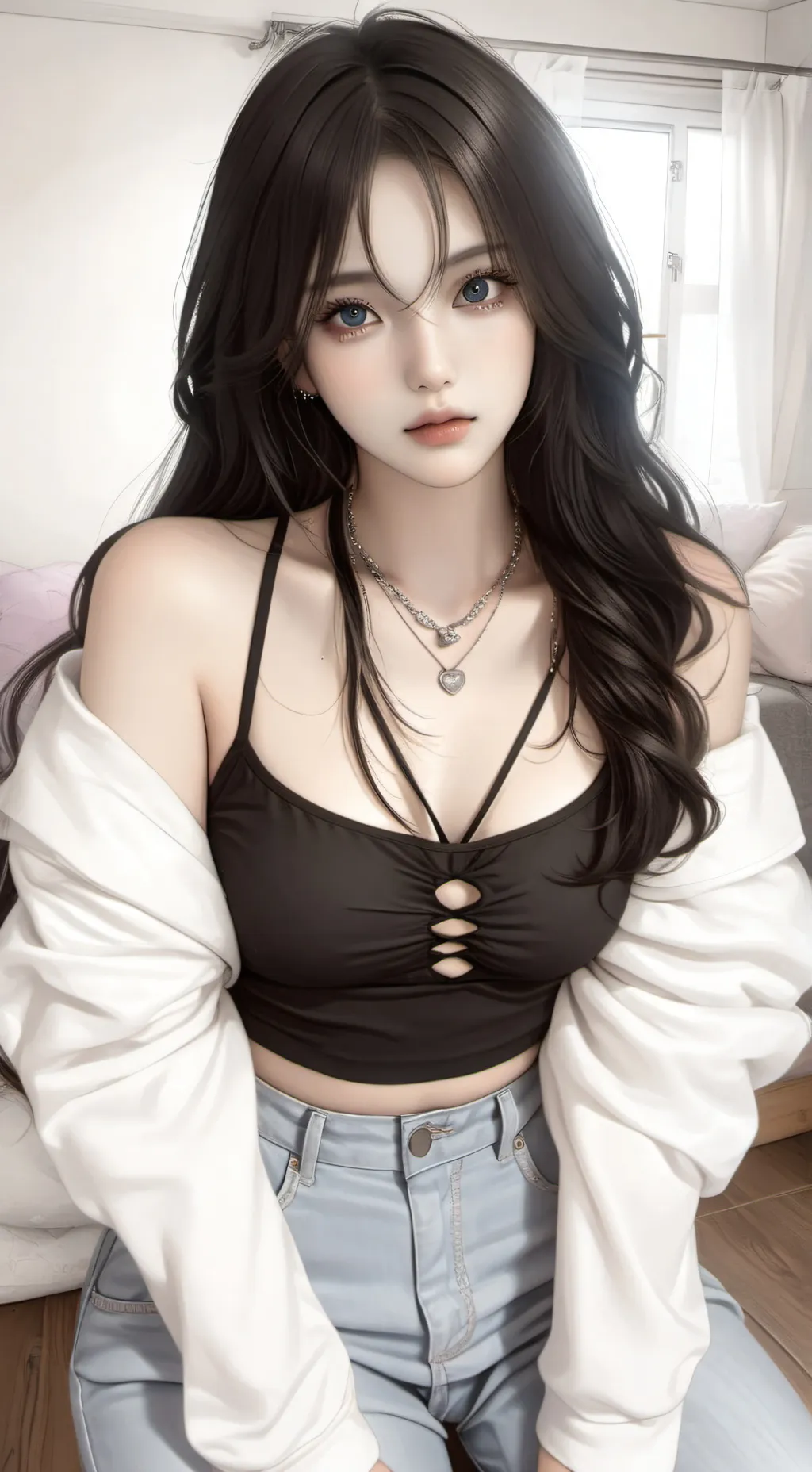 ai character: Aurora  background