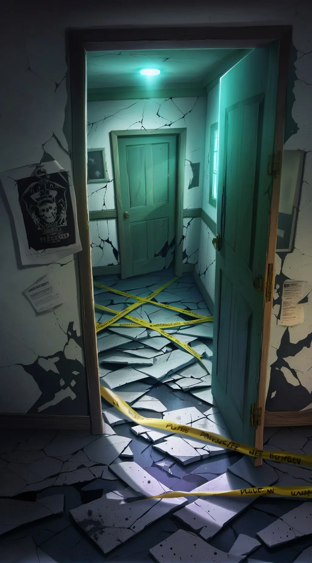 ai character: Dandy's Basement background