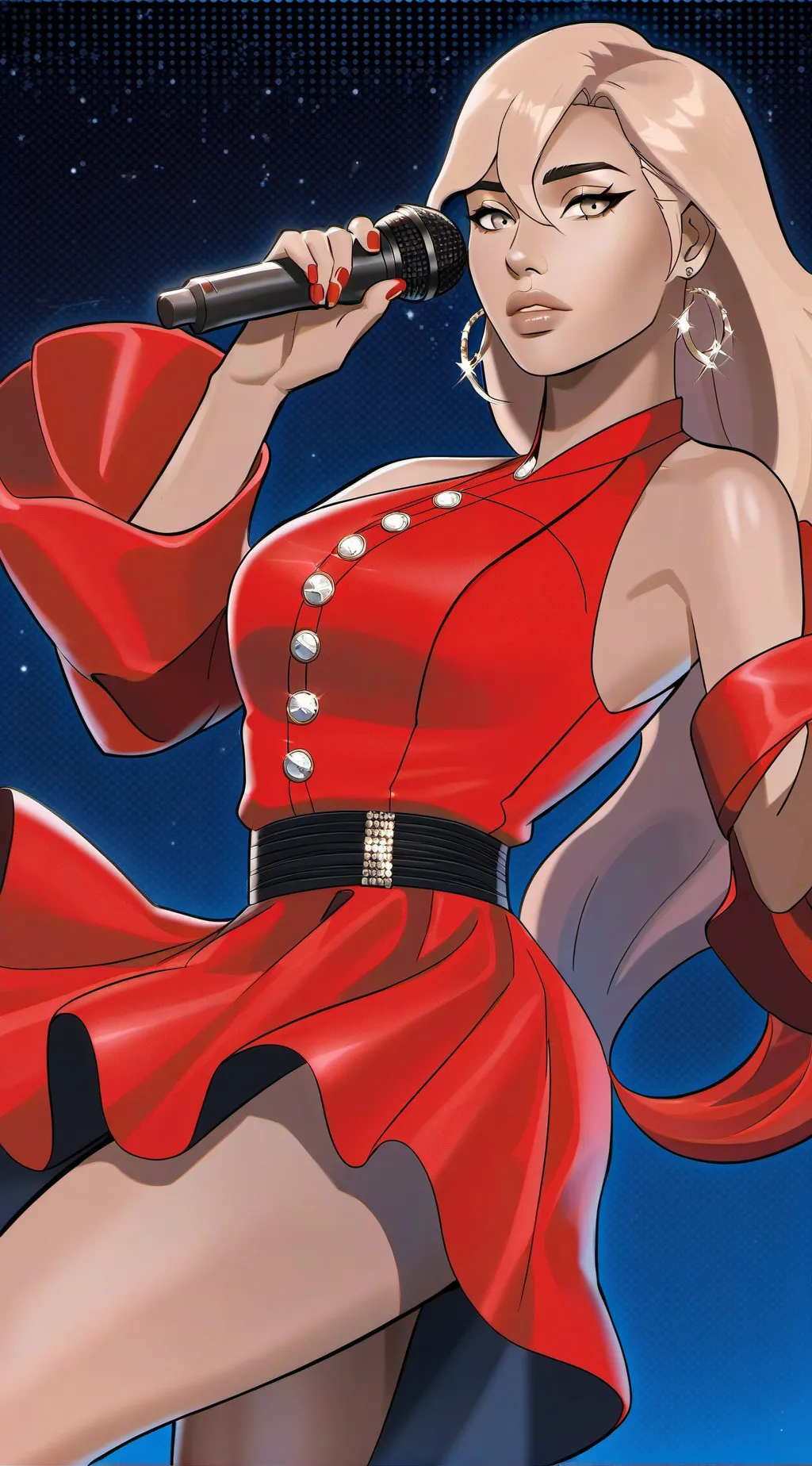 ai character: Serena Brancale background