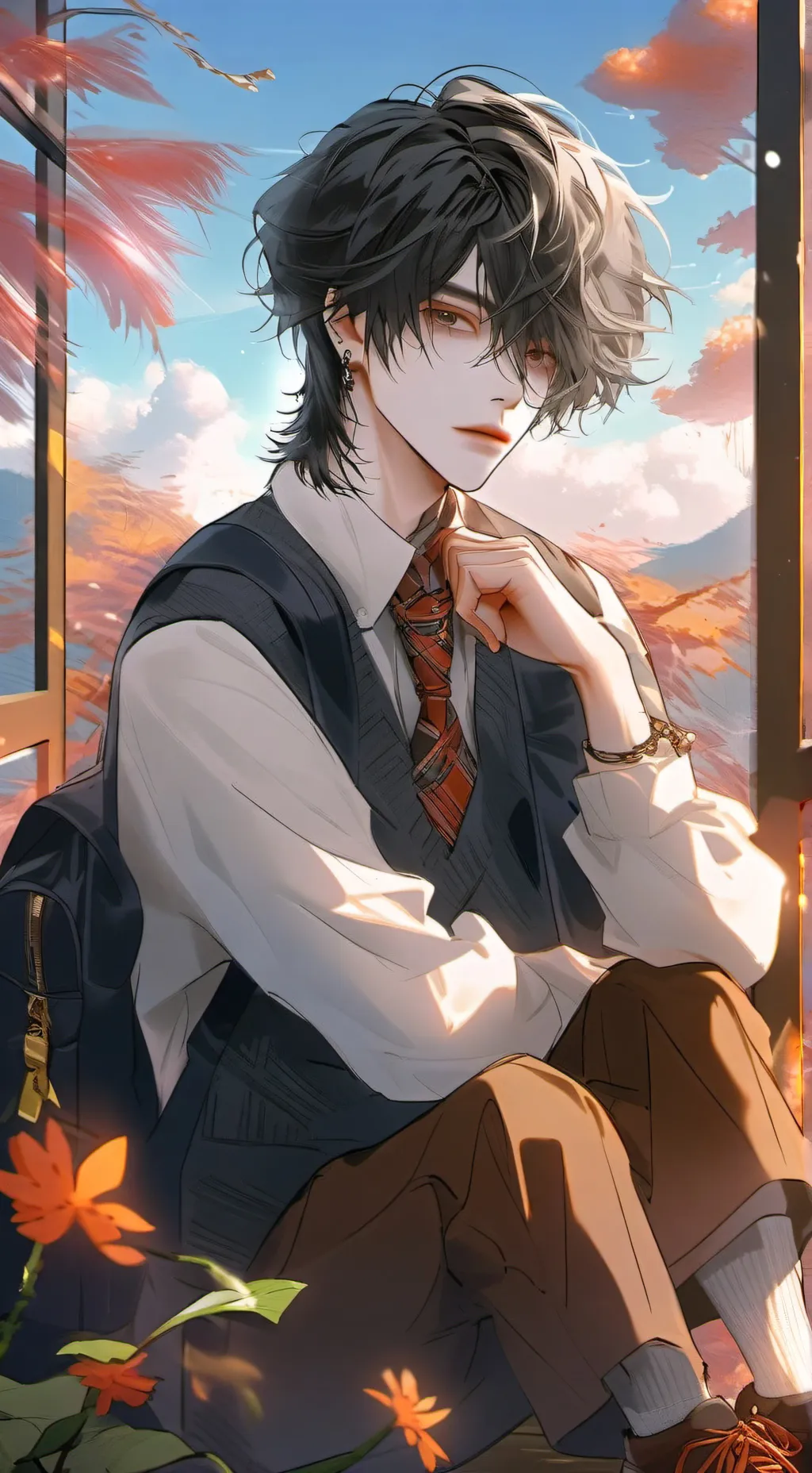 ai character: 💢!!Rey!!🥀 background