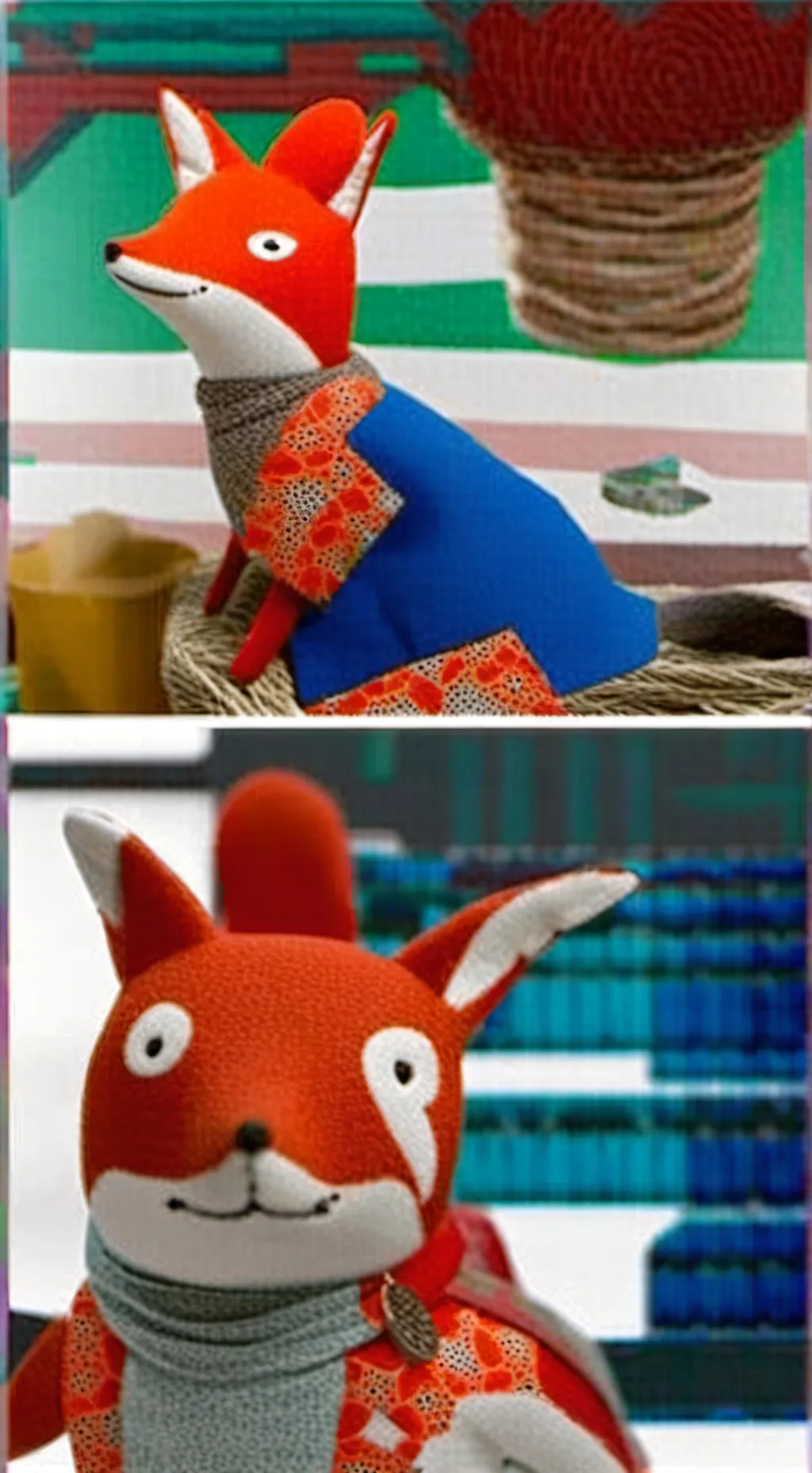 ai character: Tails doll background