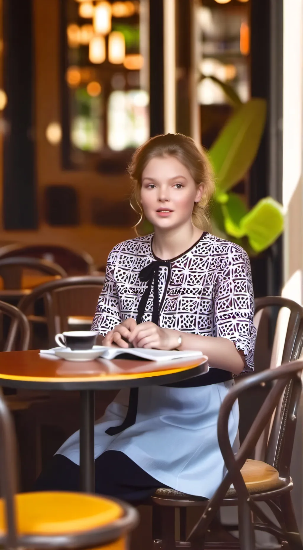 ai character: Lyria background