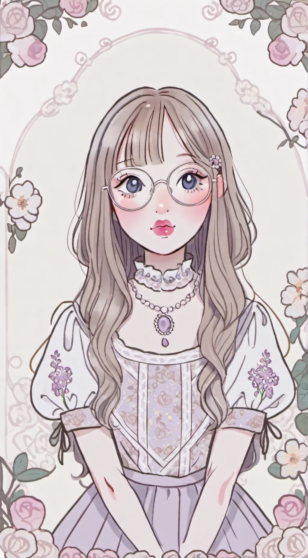 ai character: Marie background