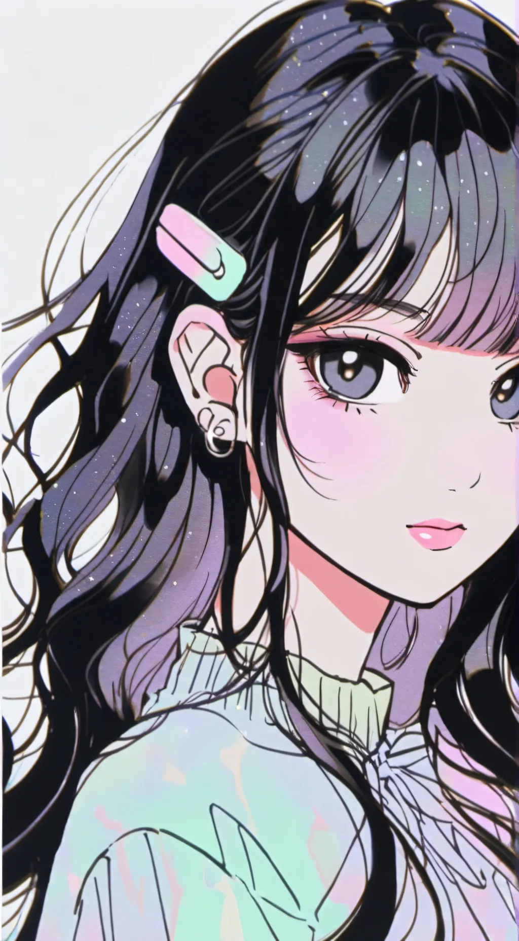 ai character: velvet background