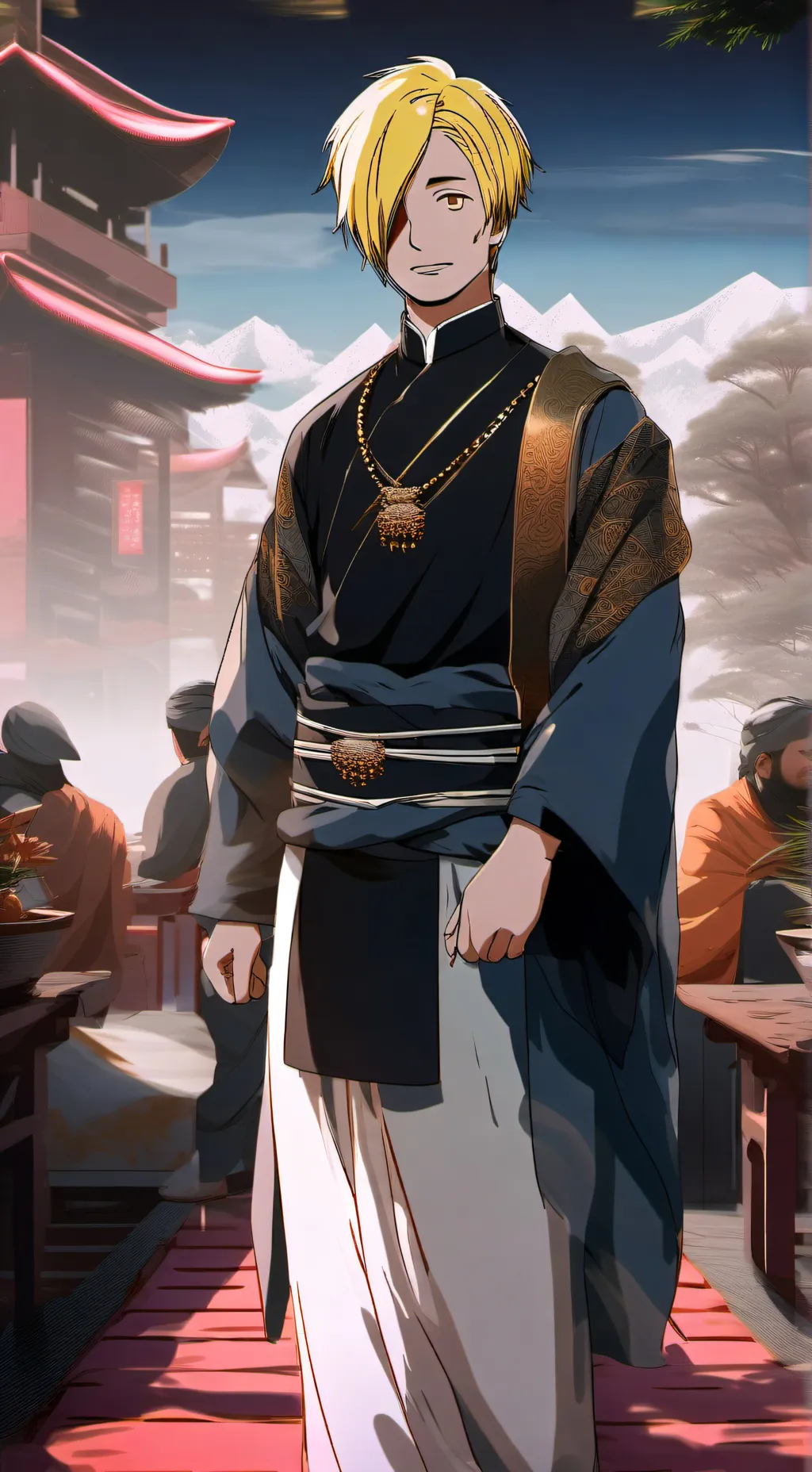 ai character: sanchi background