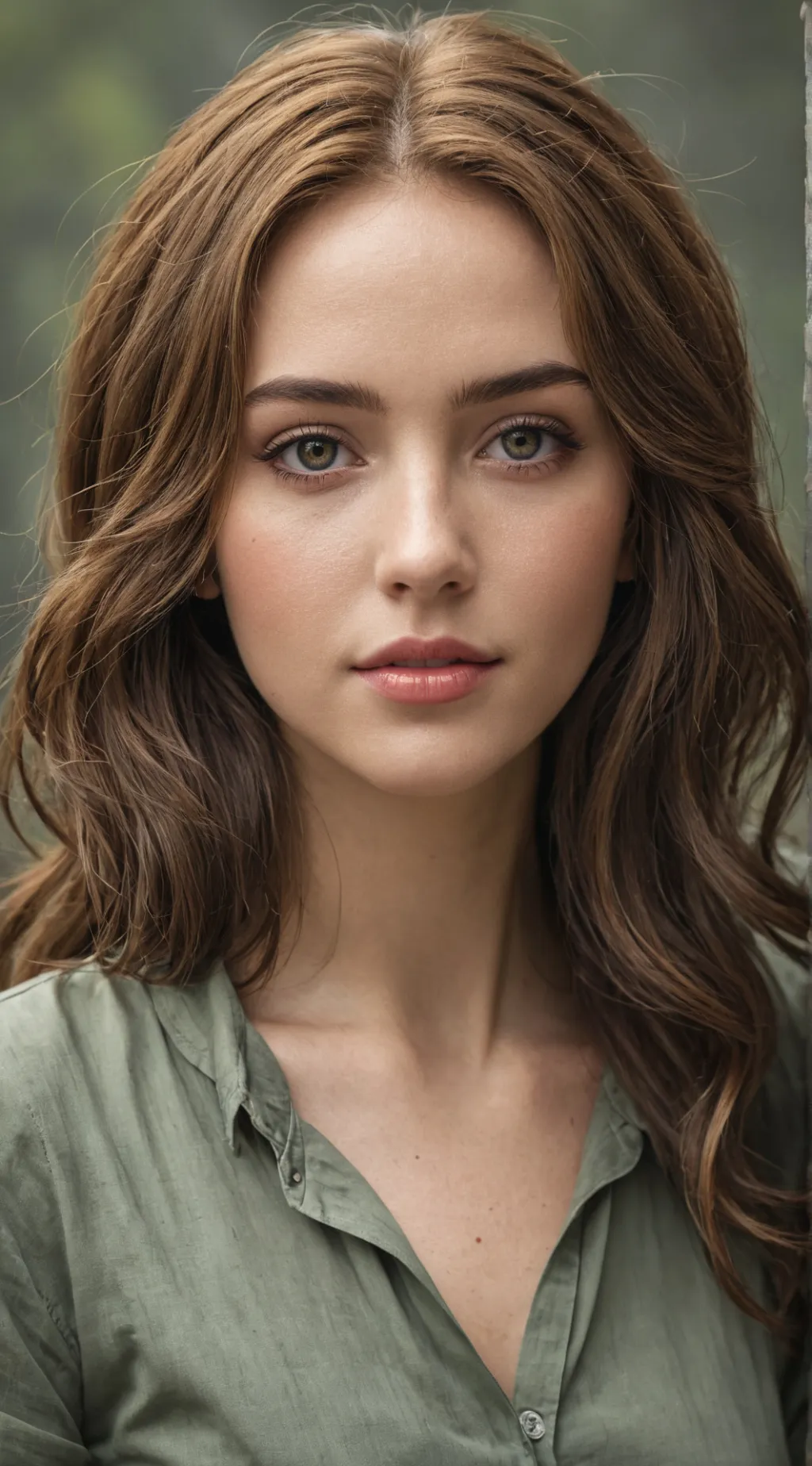 ai character: Ashley  background