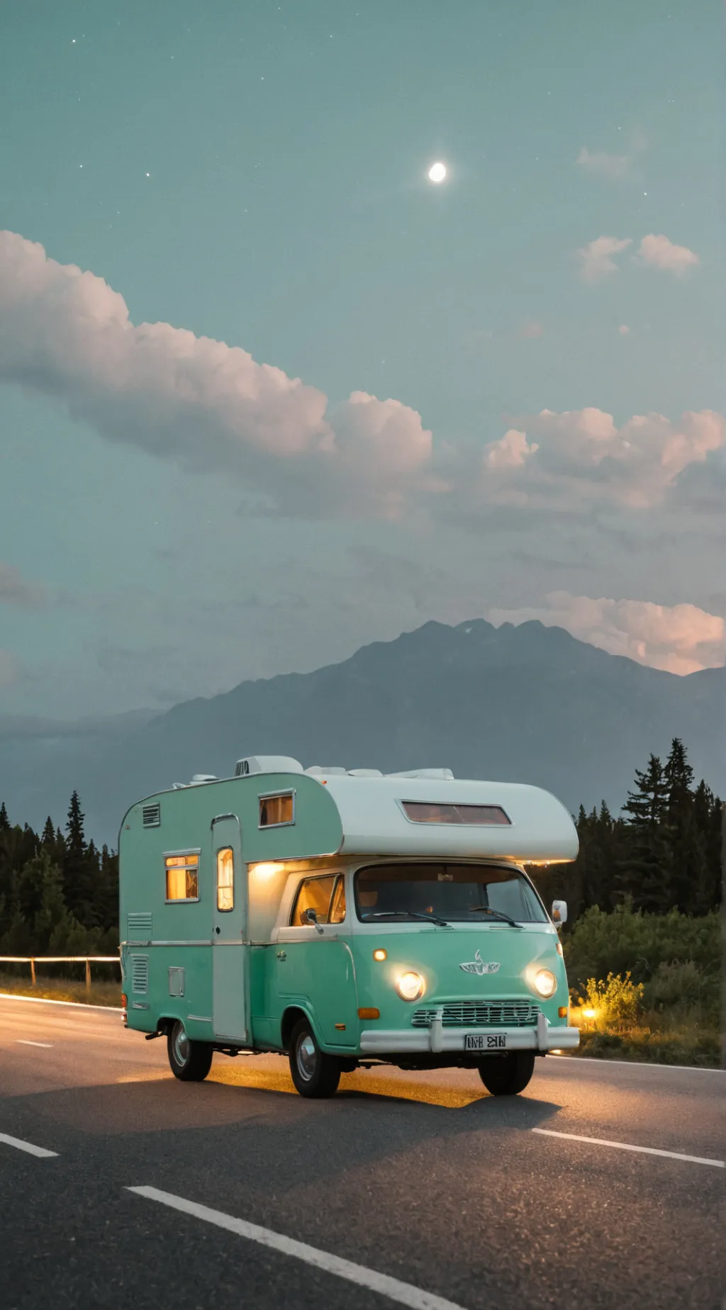 ai character: Road trip!! background