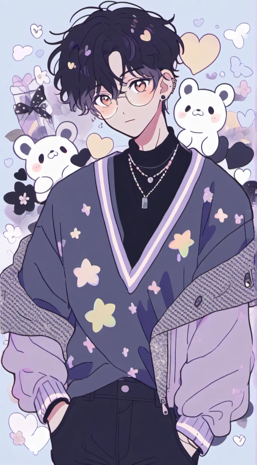 ai character: Izek  background