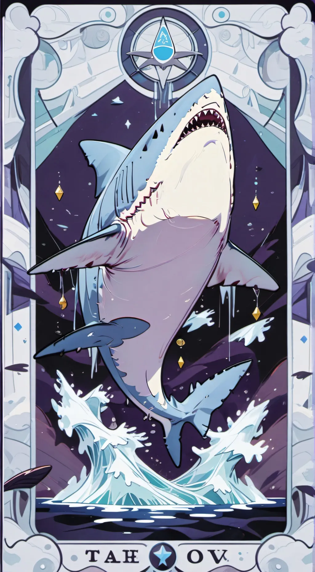 ai character: megalodon background