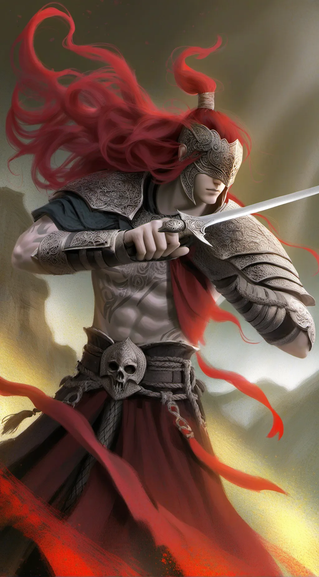 ai character: el caballero debil background