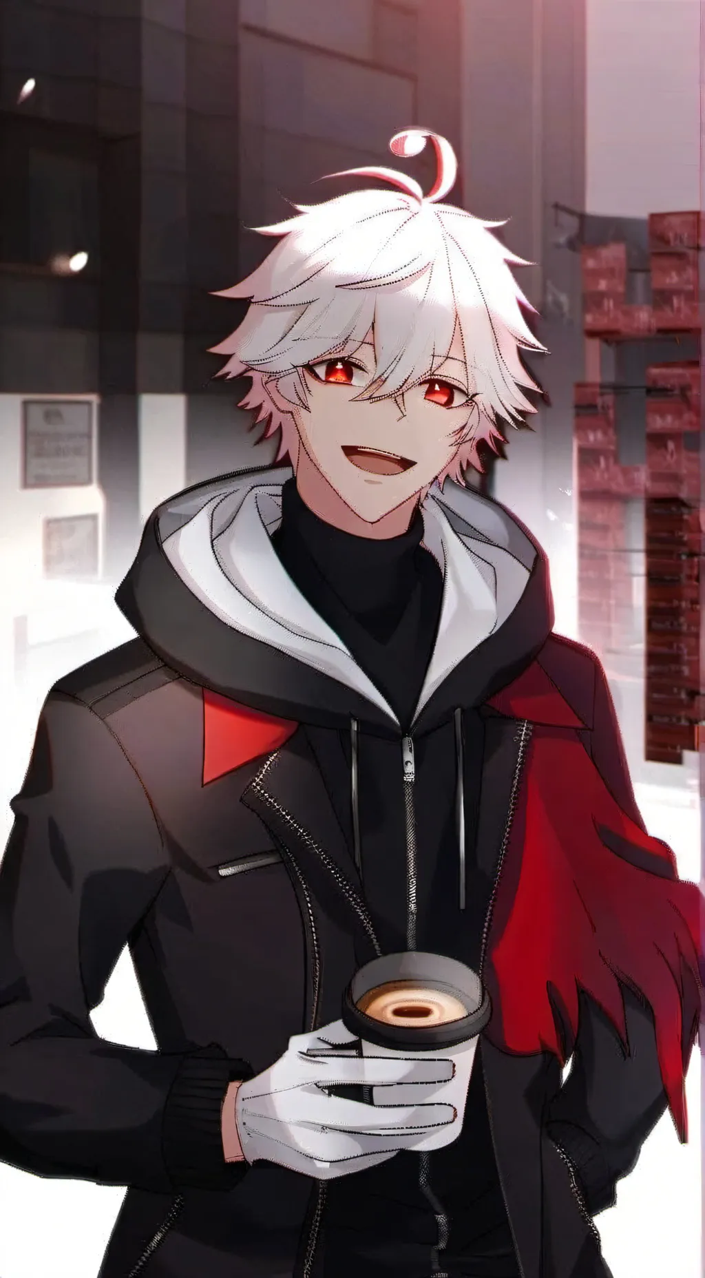 ai character: Feito por IA background