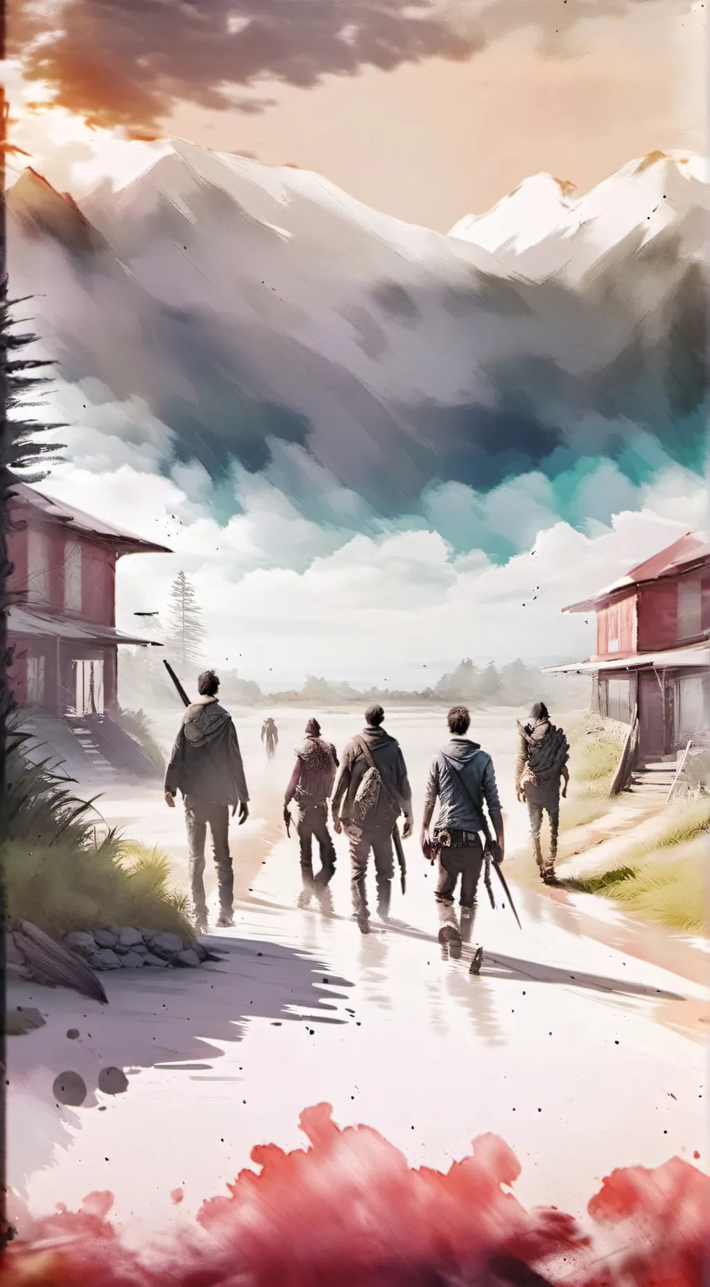 ai character: The Walking Dead background