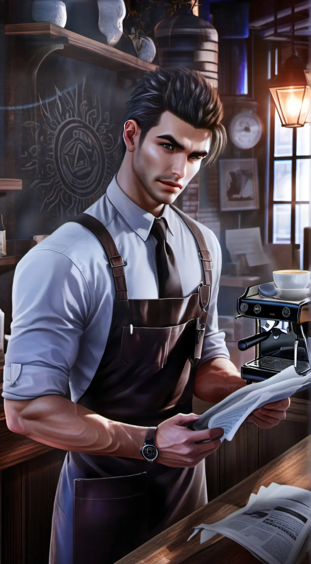 ai character: Mathis the Contrar background