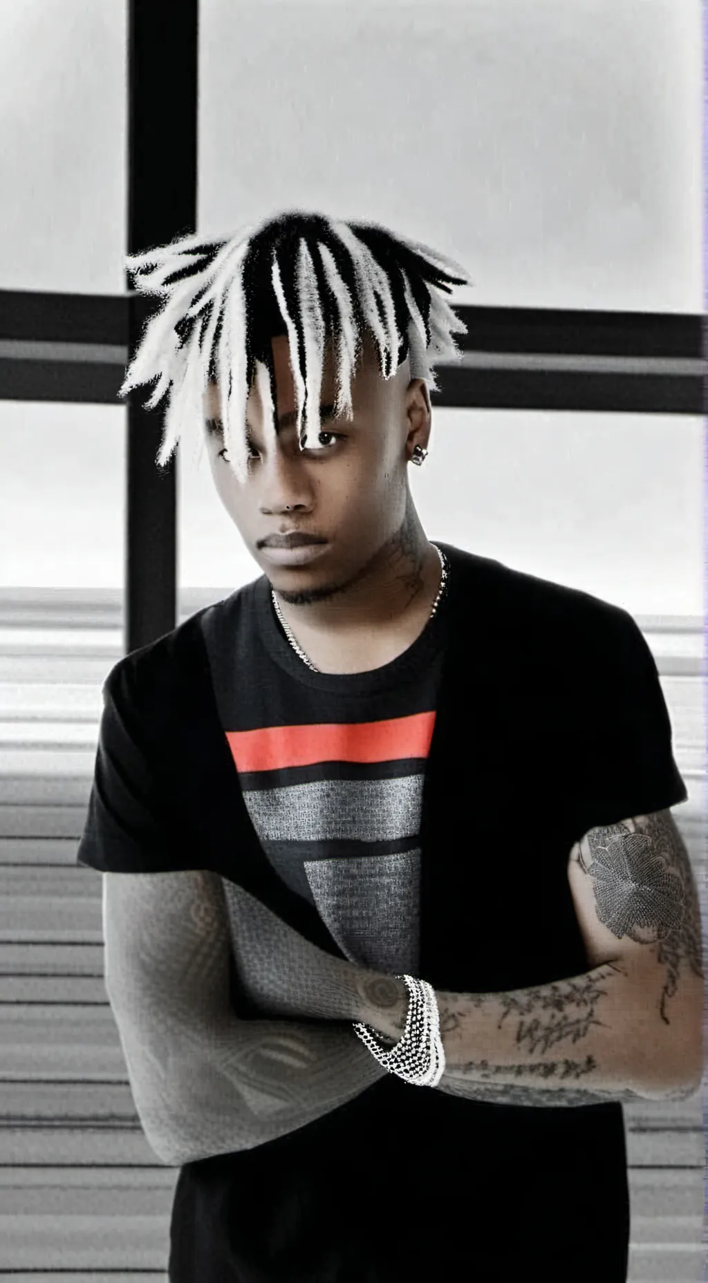 ai character: Xxxtentacion background