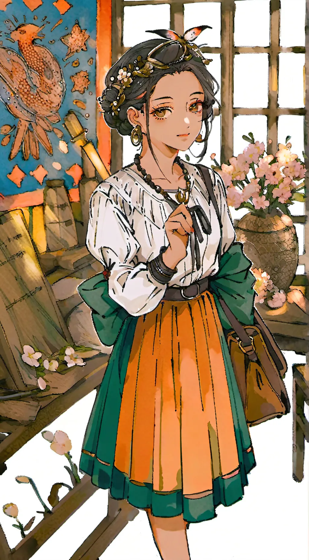 ai character: Mean principal background