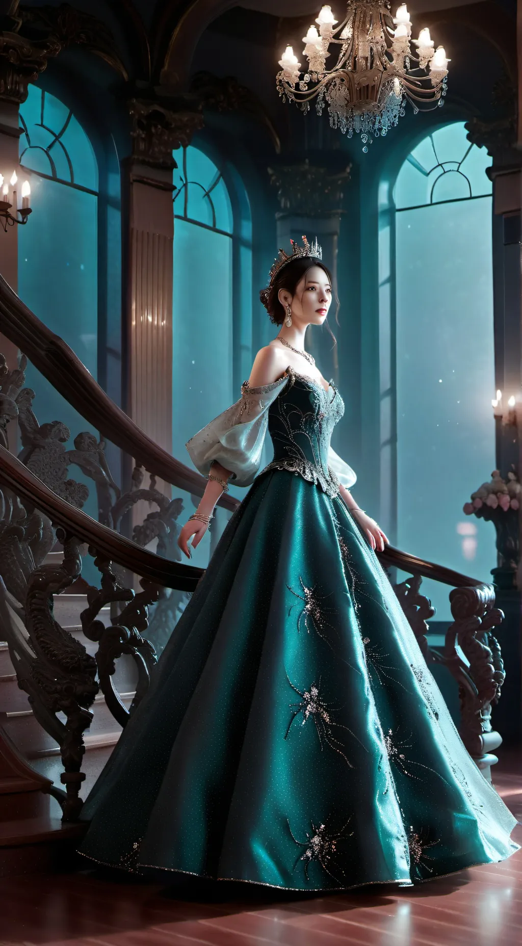 ai character: Slender family  background