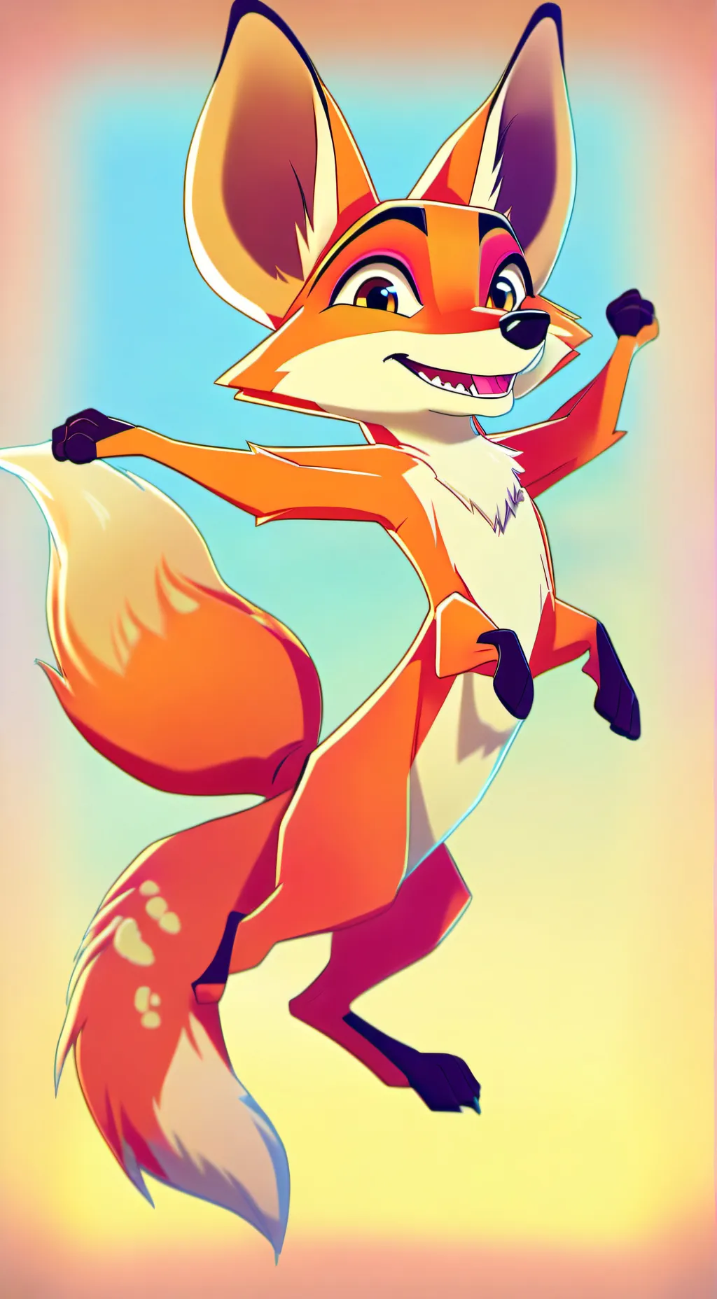 ai character: Fox background