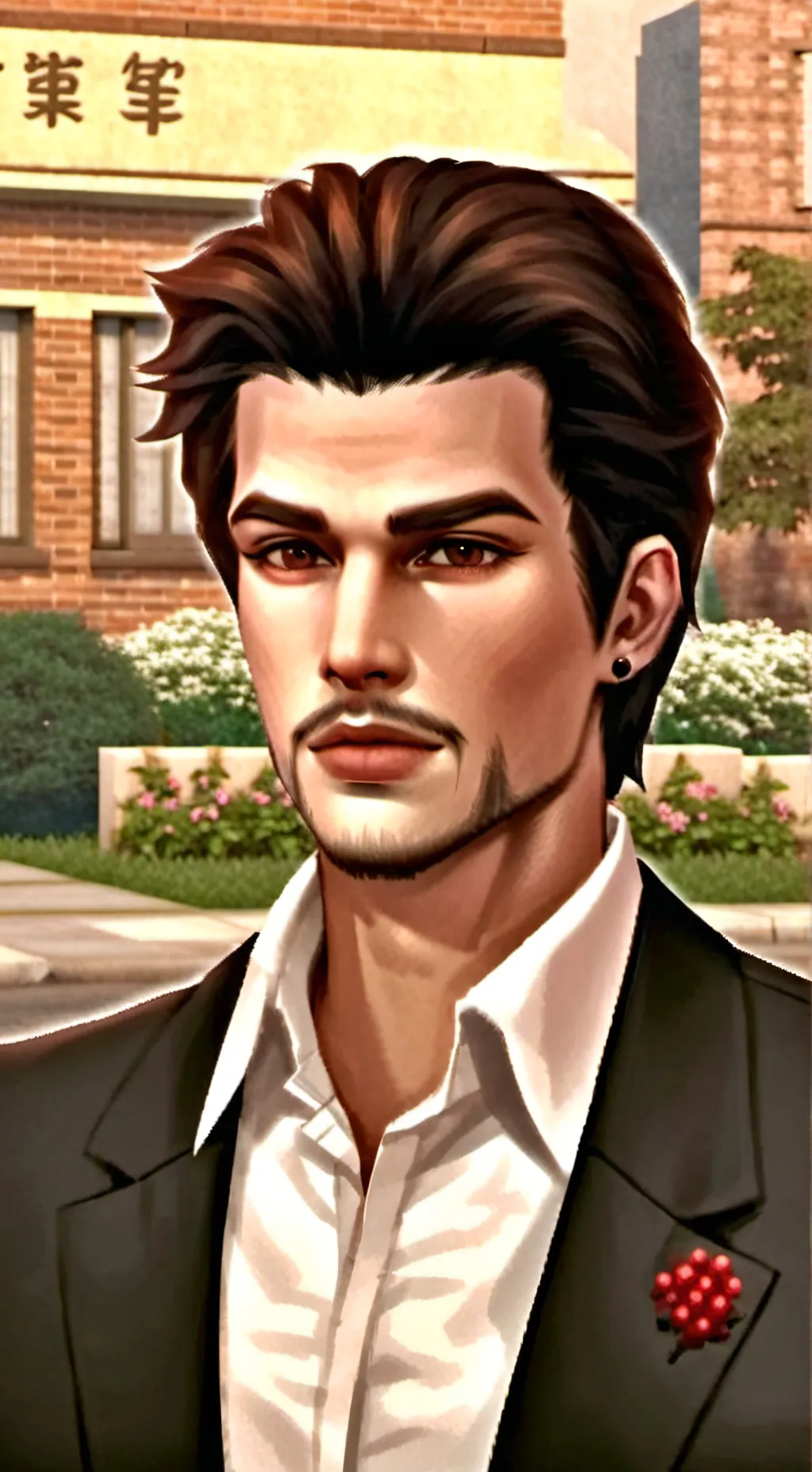 ai character: august background