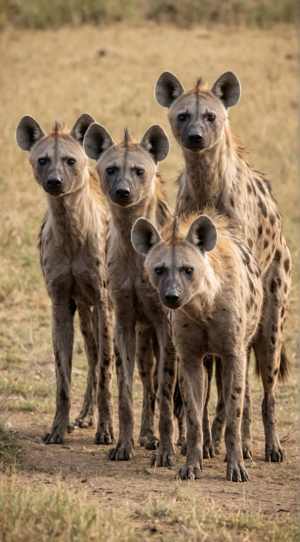 ai character: Pack Of Hyenas background
