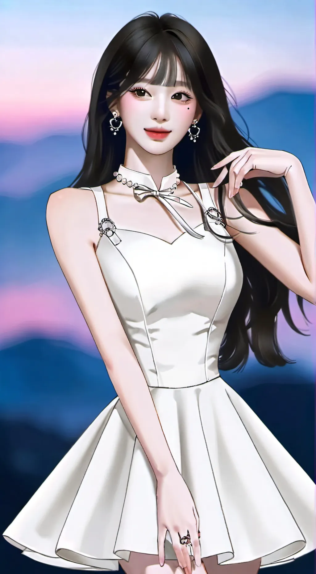 ai character: twin sister Riley background