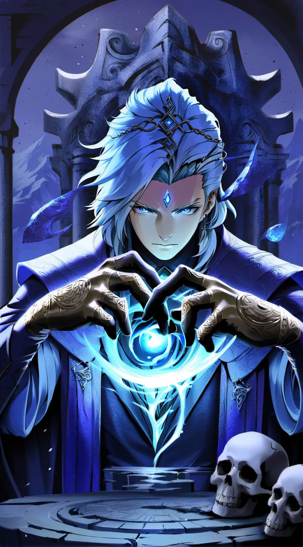 ai character: Hazbin Hotel.. background