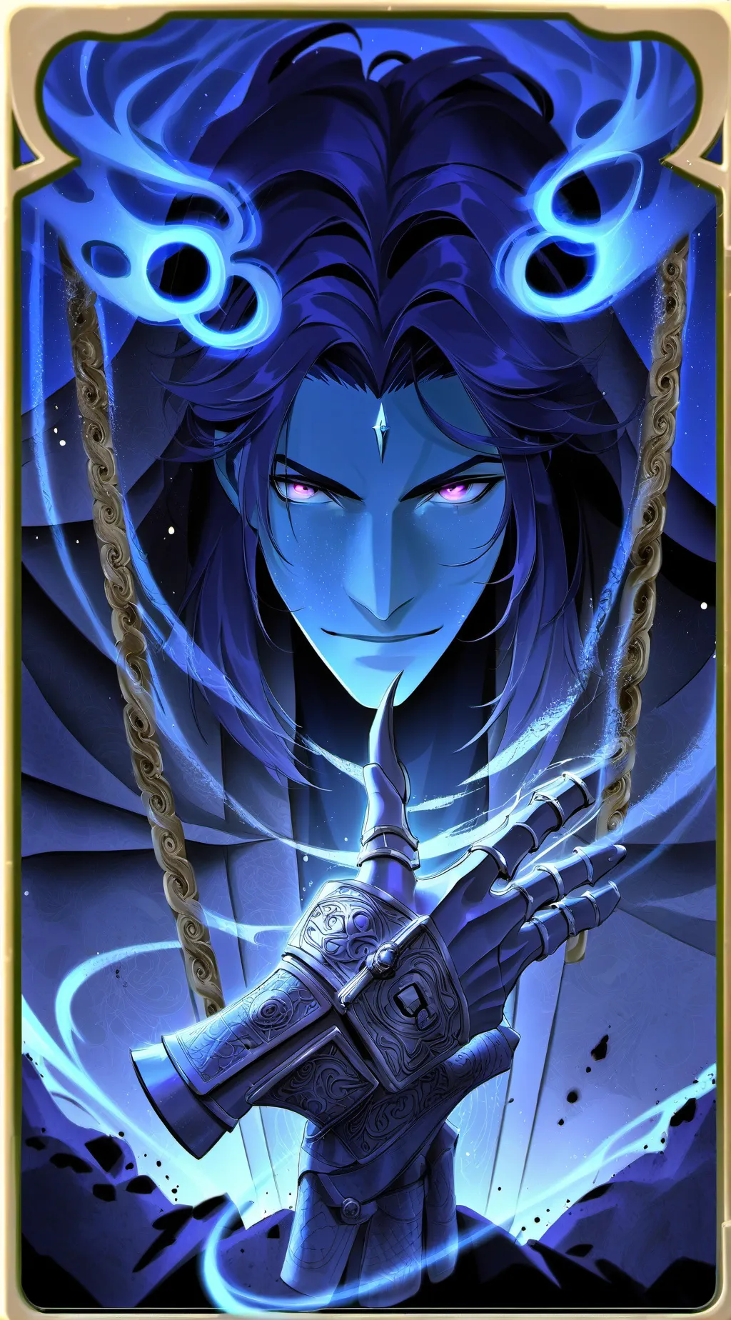 ai character: boy test background