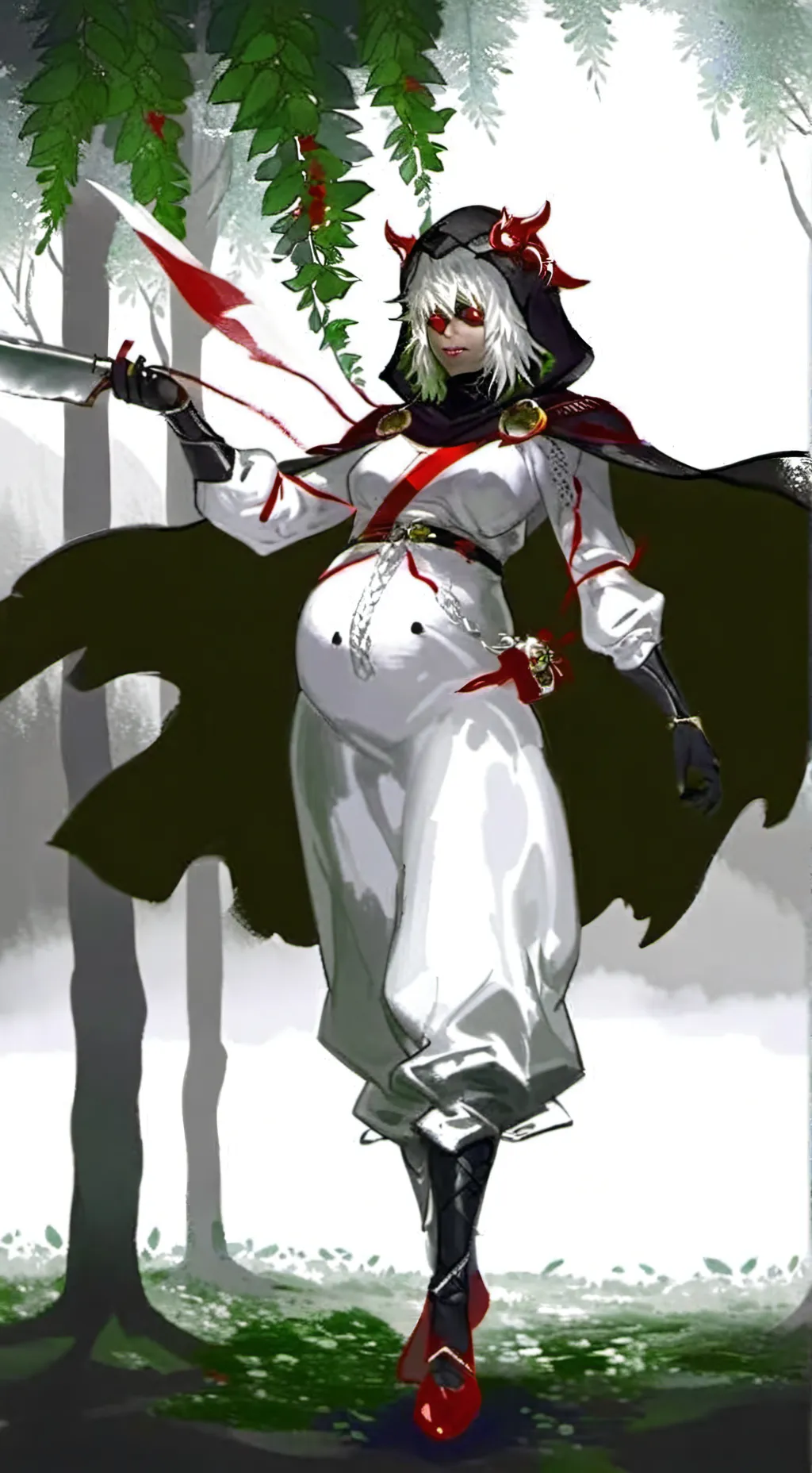 ai character: Preg background