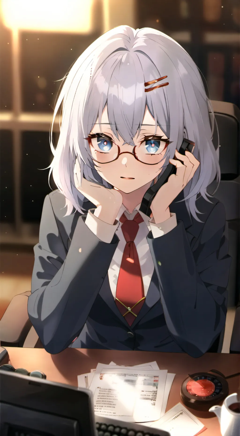 ai character: Saya💫 background