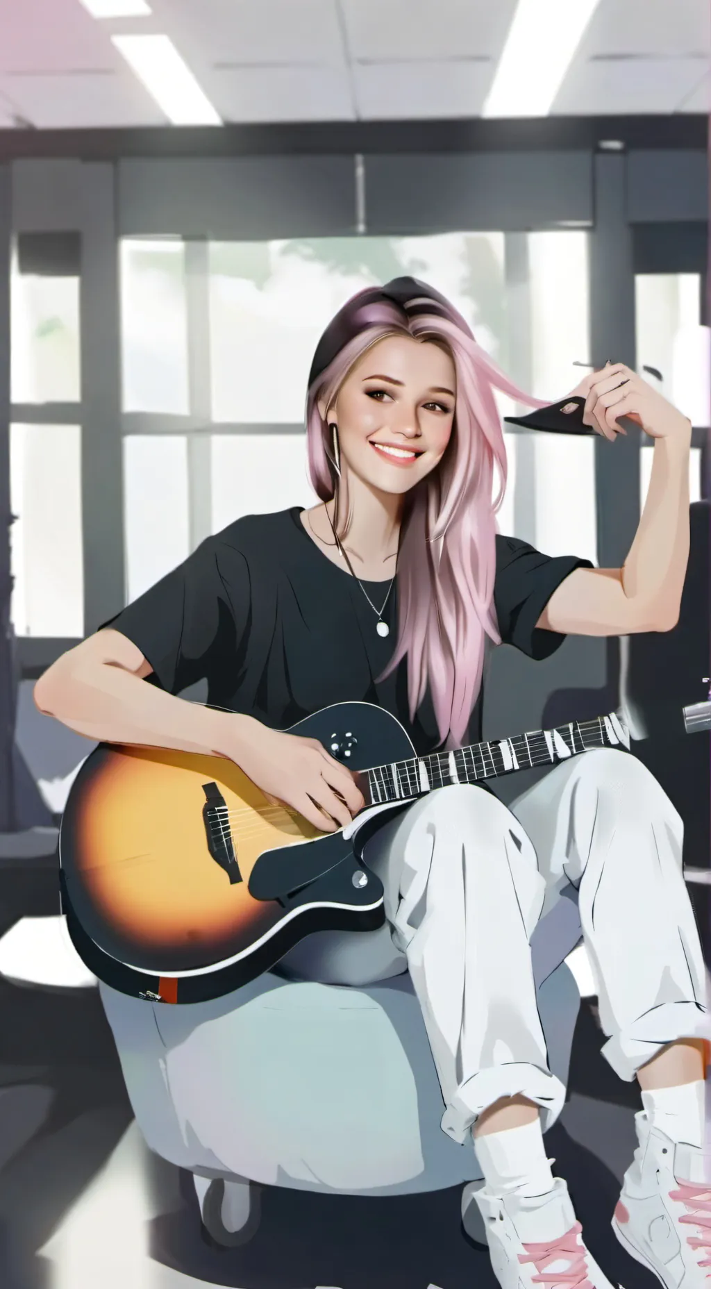 ai character: K4OS X MHA background