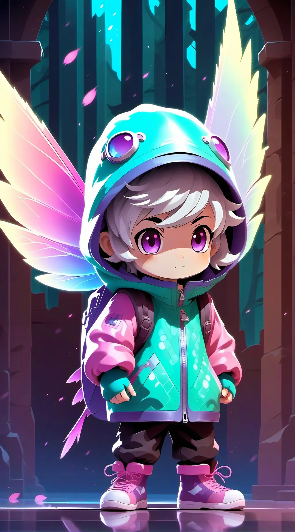 ai character: Darkness TAKEOVER  background