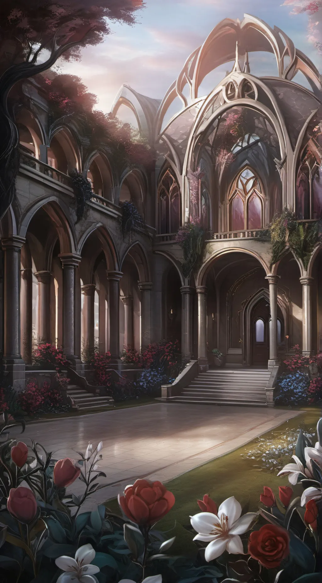 ai character: demons school background