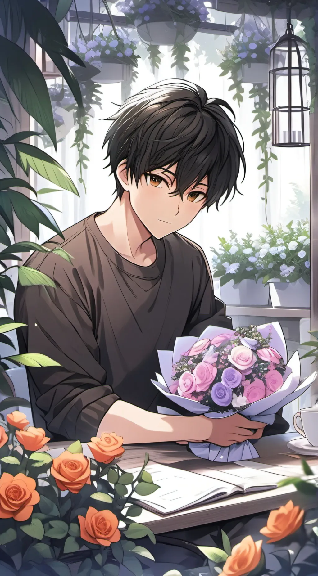 ai character: ᘜᒐᙓᙁ🌹 background