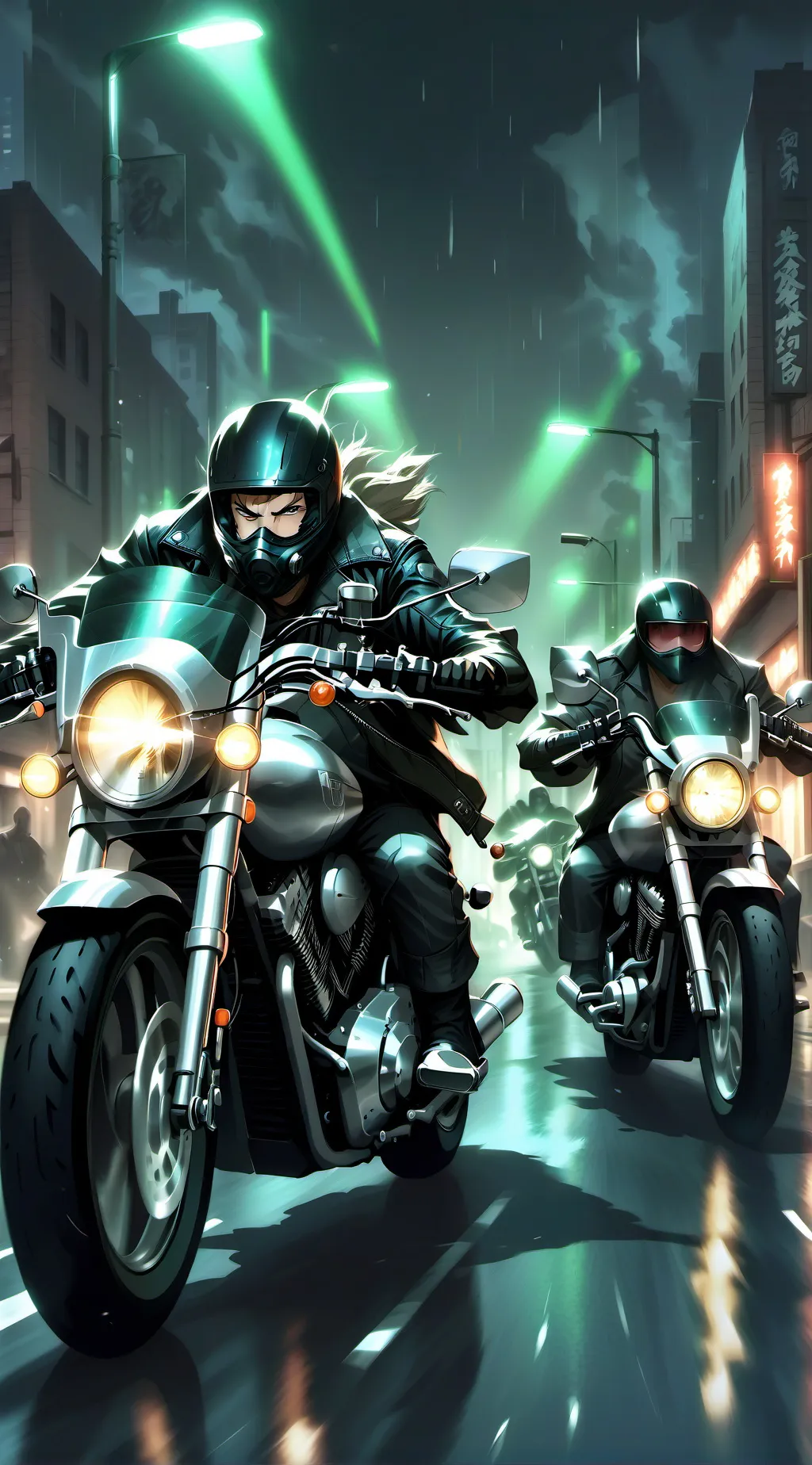 ai character: biker gang background