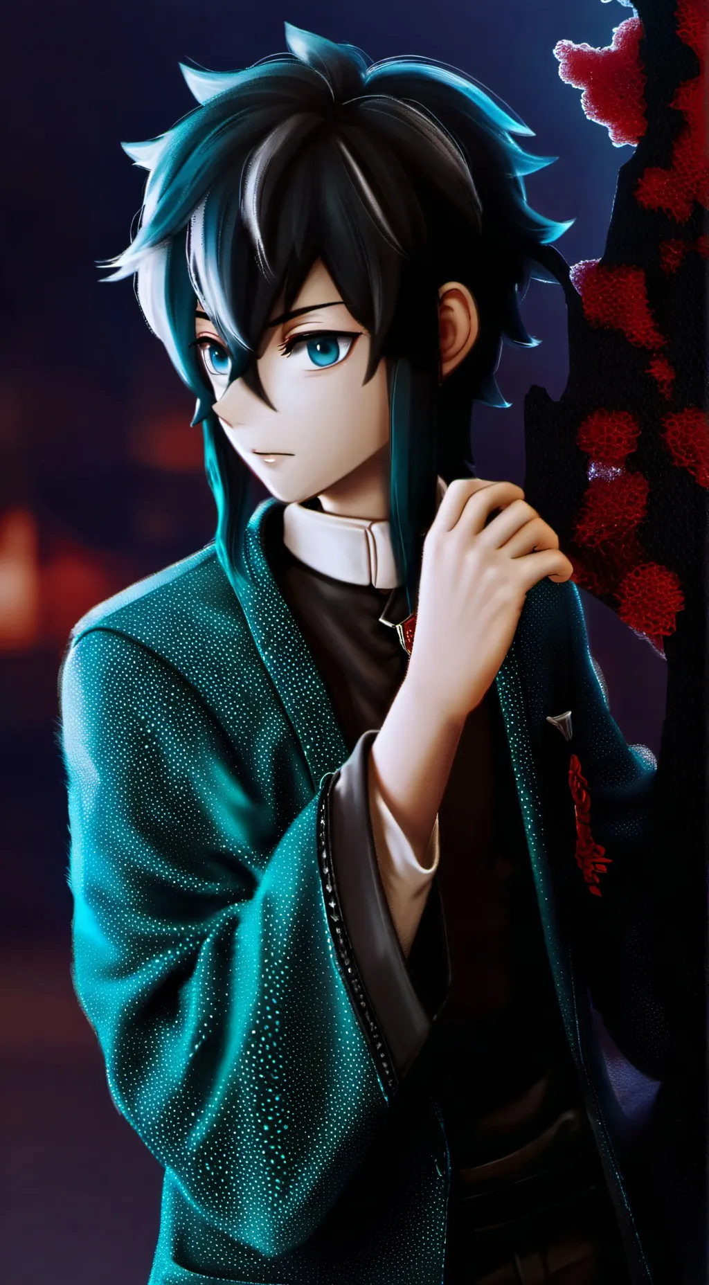 ai character: Muichiro  background